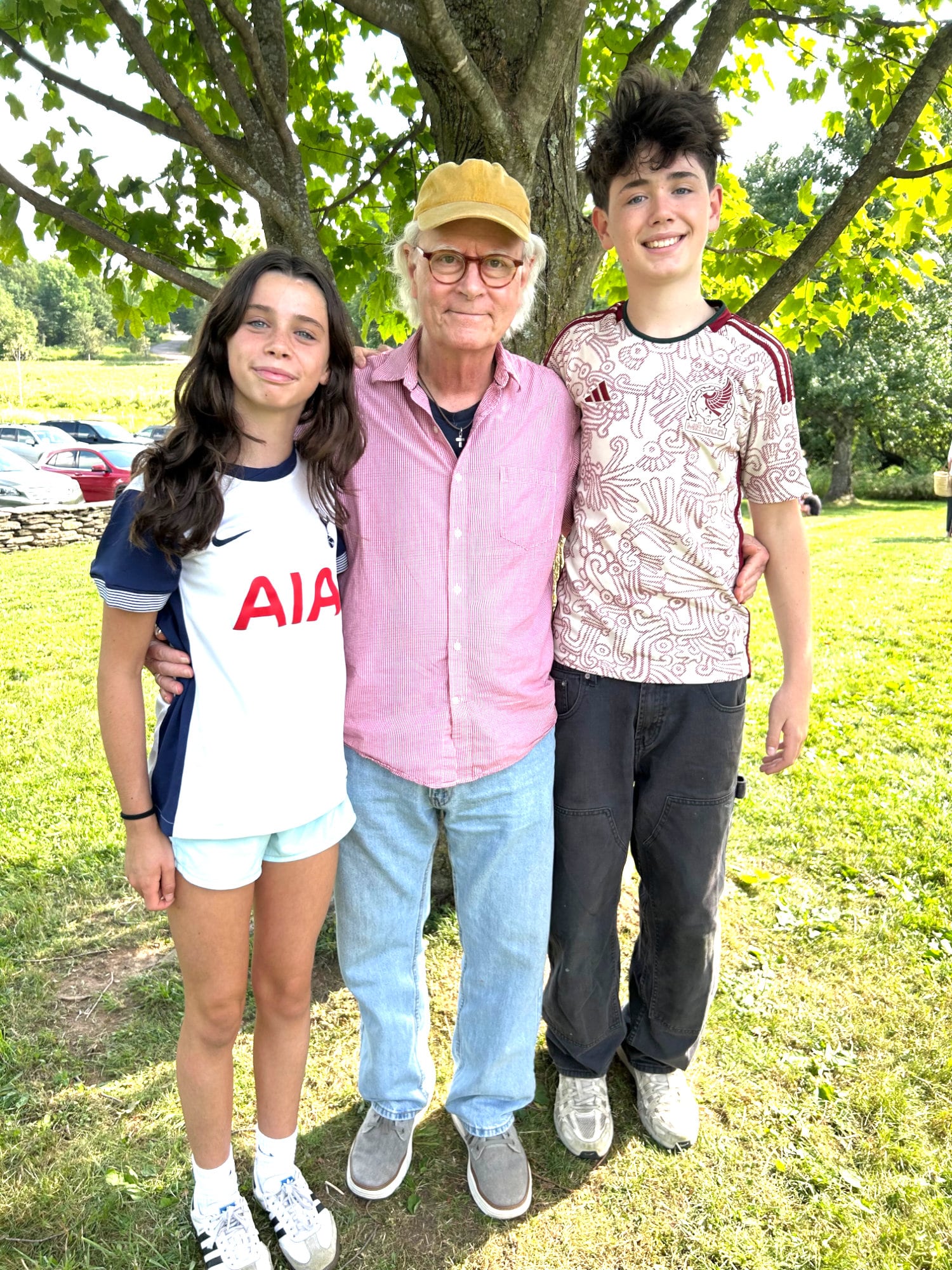 Kip Shaw with his grandkids Anabelle and Tyler